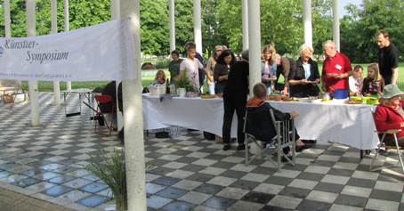Künstler-Symposium am See in Böblingen, organisiert vom Böblinger Kunstverein im Jahr 2013.