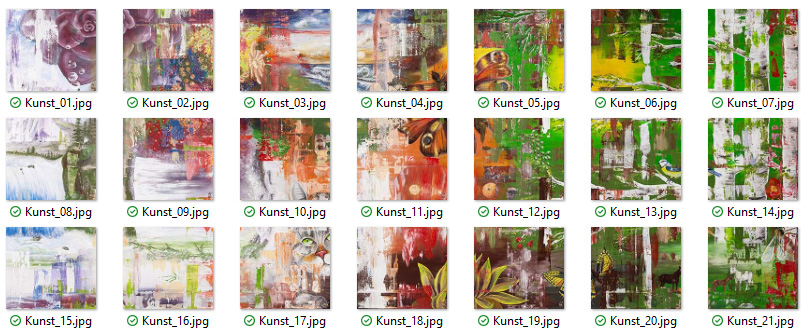 Lebensenergie-Karten-Motiv als Druck