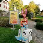 See-Häsin vor dem Schloss von Arbon