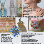 Einladnungskarte zum offenen Atelier im Rahmen der Baden Württemberg Tage der Offenen Tür