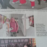 Ausstellung der Künstlerin Petra Wenski-Hänisch im Rathaus in Steisslingen mit Artikel im Südkurier