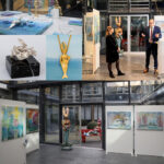 Collage Ausstellung in der Bezirkssparkasse Reichenau