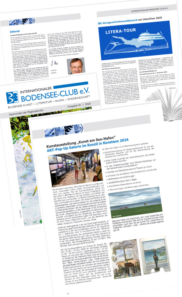 Vorausschau auf Kunst am See-Hafen 2024 im IBC Magazin