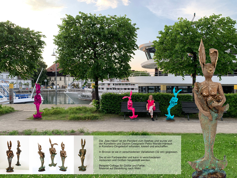Vision zur See-Häsin | See-Häsinnen Park Hafen Konstanz | Künstlerin Petra Wenski-Hänisch