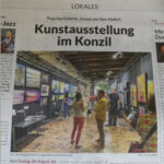 Ankündigung im Anzeiger zur Kunst am See-Hafen 2024