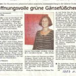 Artikel zu Jahresausstellung Böblinger Kunstverein 2009