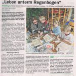 Artikel in SZBZ zu "kids@kita" Projekt "Kunst-Stoff" 2017