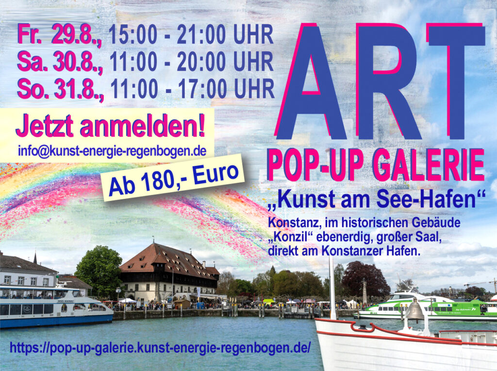 Künstlerbewerbung zur Kunst am See-Hafen in Konstanz im Konzil 2025