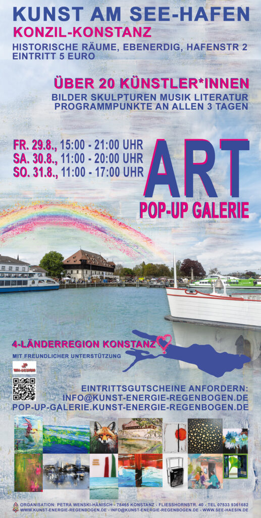Flyer Kunst am See-Hafen Konstanz 2025