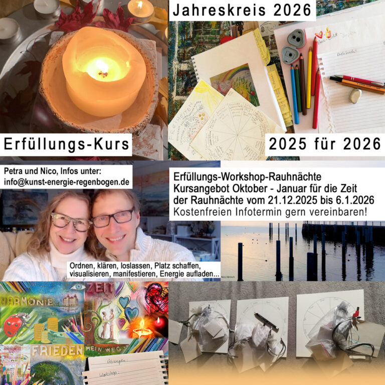 Rauhnacht Workshop 2025 | Bildcollage | Erfüllungen manifestieren