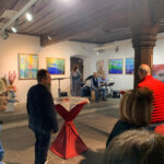 Ausstellung Wasserträume Rathaus Konstanz 2024 | Musik See-Häsin mit Christoph Niederwieser